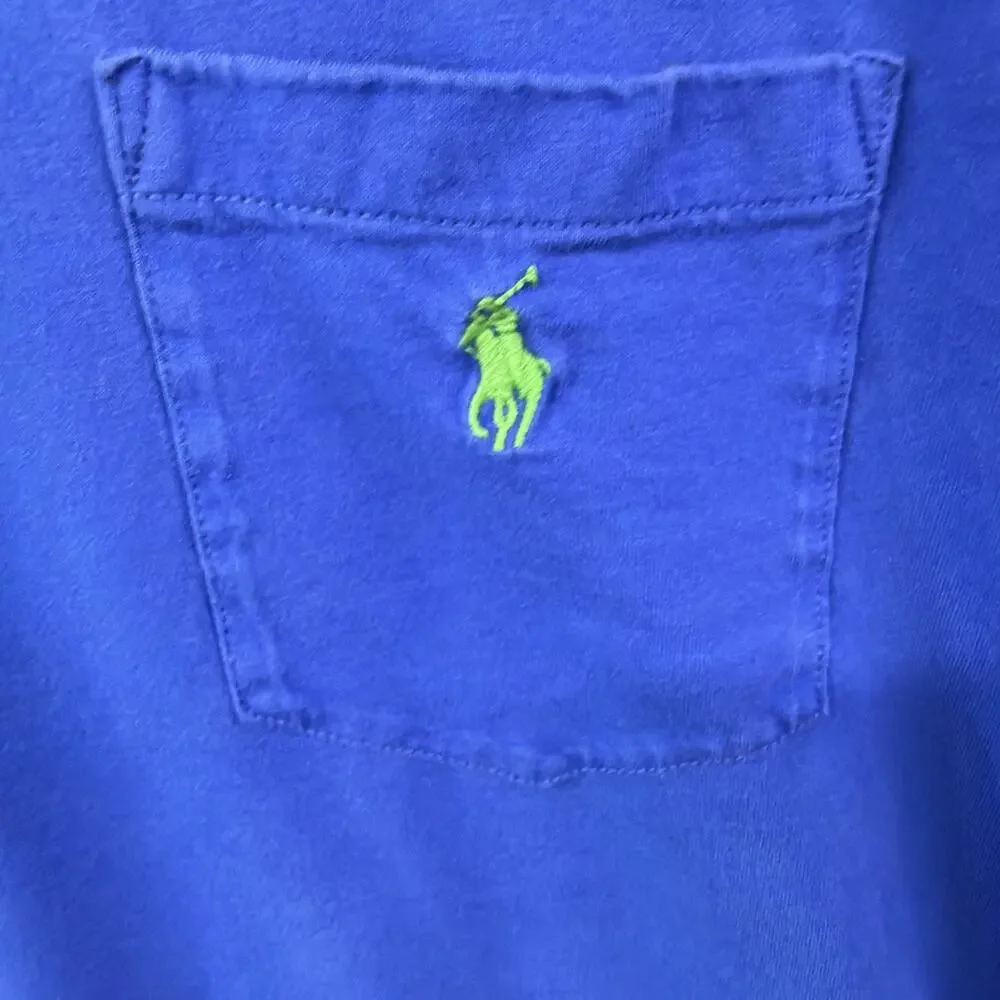 Polo Ralph Lauren Men Classic Fit Pocket T-Shirt Blue Size 2XL